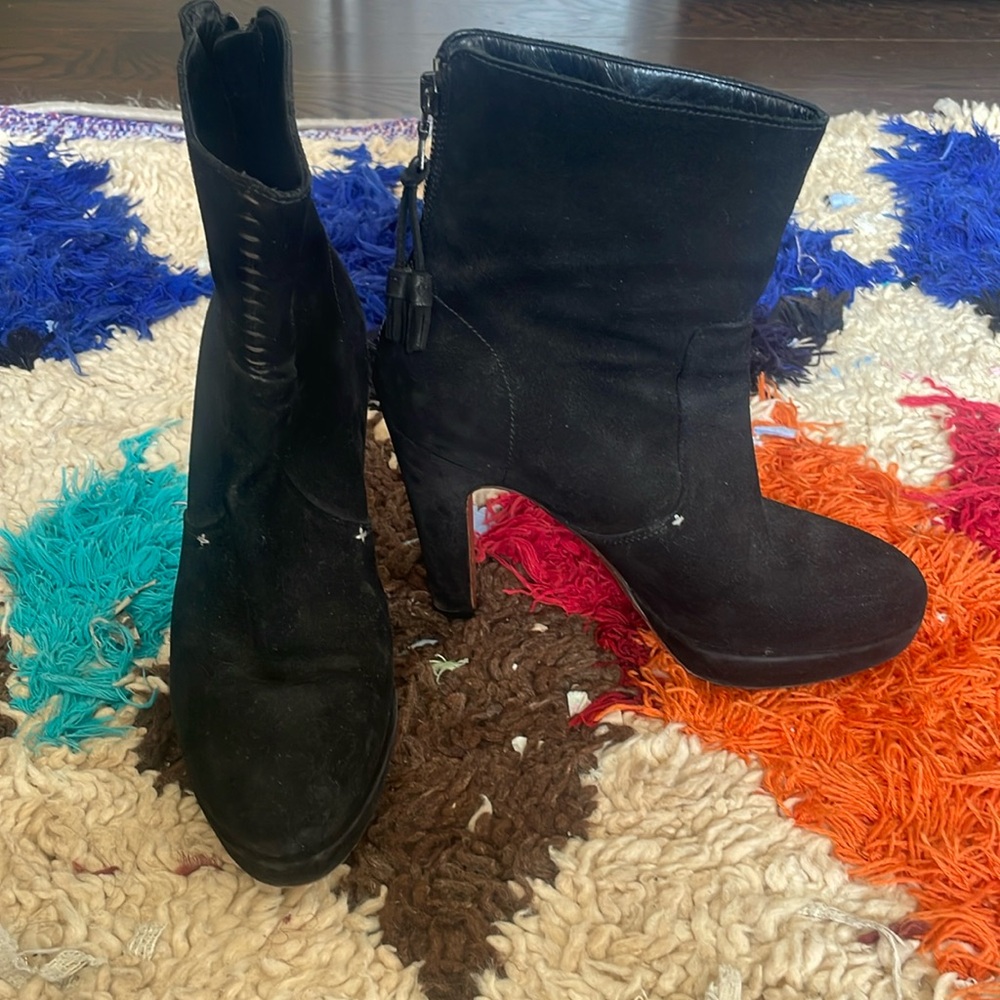 Rag & Bone boho suede bootie with tassels